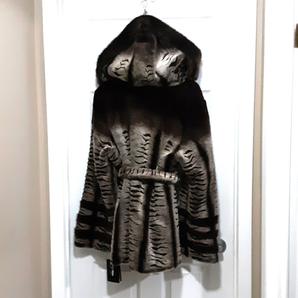 Faux Fur Coat - Picture 2 of 9